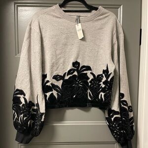 Anthropologie Gray Sweatshirt